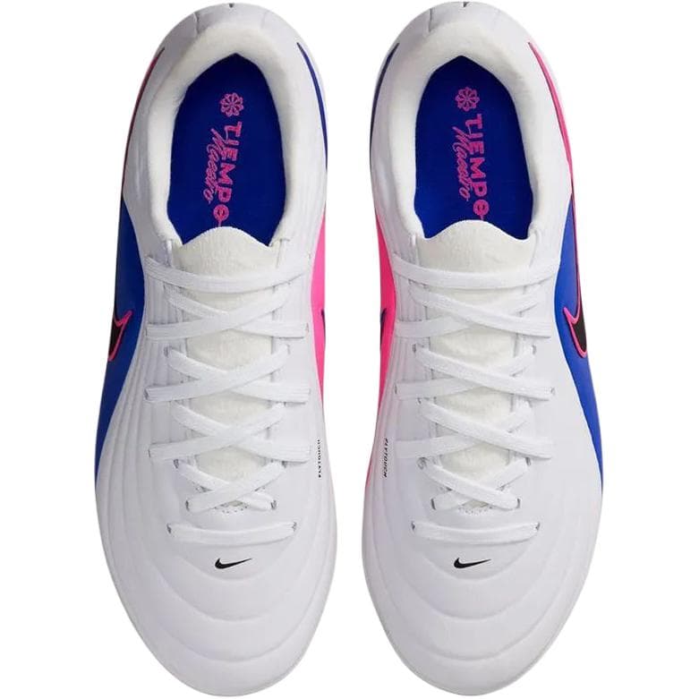 Бутсы Nike Tiempo Maestro Синтетическая кожа Низкие футбольные бутсы для детей Белый Синий Детские - изображение 3