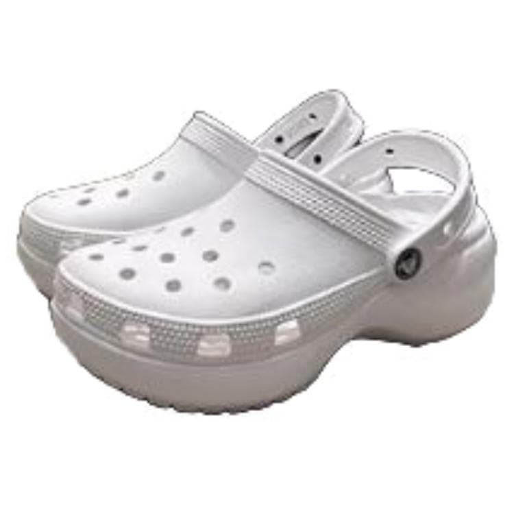 Сабо Crocs Classic Platform Clog Сабо Женские Лунный серый - изображение 3