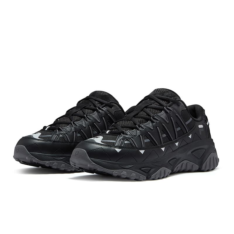 Кроссовки FILA FUSION FREEROAM Wander Shoes Удобный Low Топ Повседневная обувь Мужской Черный - изображение 3