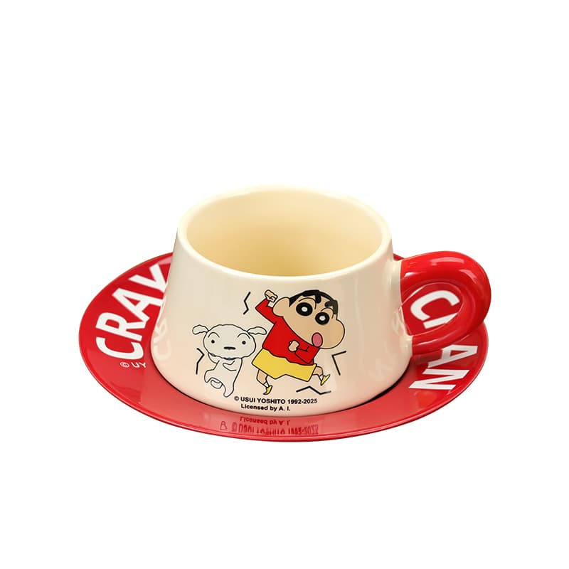 Crayon Shinchan Керамика Кофе Посуда для стаканов Красный Черный - изображение 2