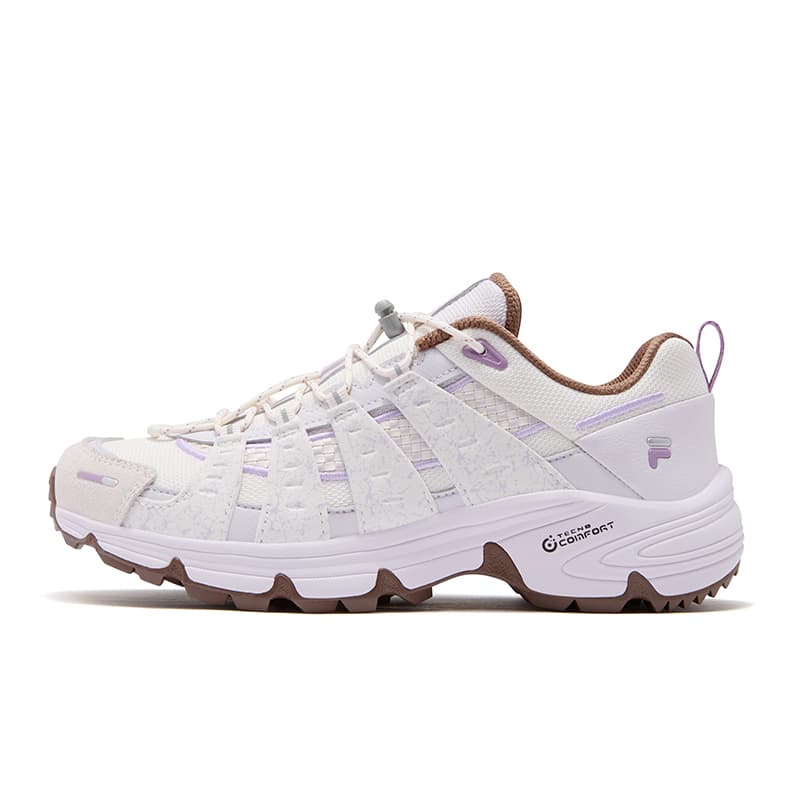 Кроссовки FILA FUSION COMO X Low Топ Уличная обувь Women's White Фиолетовый - изображение 1