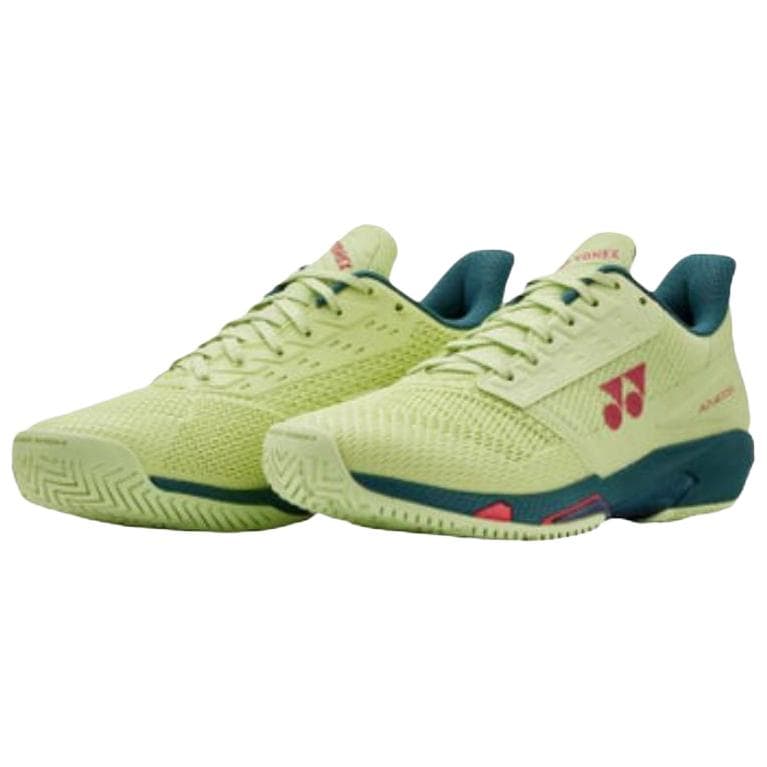Кроссовки для тенниса YONEX Амортизирующая стелька AD ACCEL Low Топ Теннисные кроссовки Женские Лаймово-зеленый - изображение 3