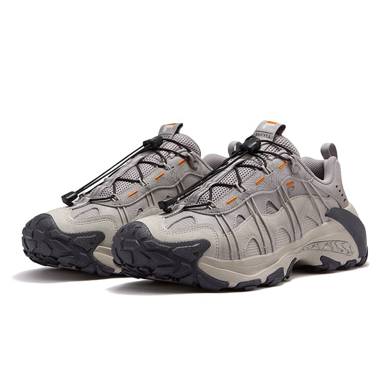 Кроссовки FILA FUSION EXOCET II Mountains Shoe 2 Текстиль Синтетическая кожа Низкий топ Тяжелая подошва Мужские Серый Коричневый - изображение 3