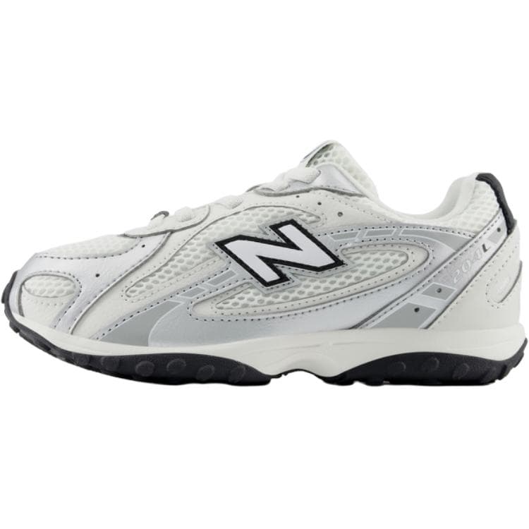 Кроссовки New Balance 204L Low Топ Детские Лайфстайл Кроссовки Белый Серебряный - изображение 1