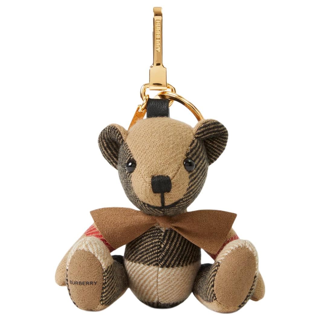 Кулон Burberry Плюшевая сумка с круглым узором аксессуар унисекс архивный бежевый - изображение 1