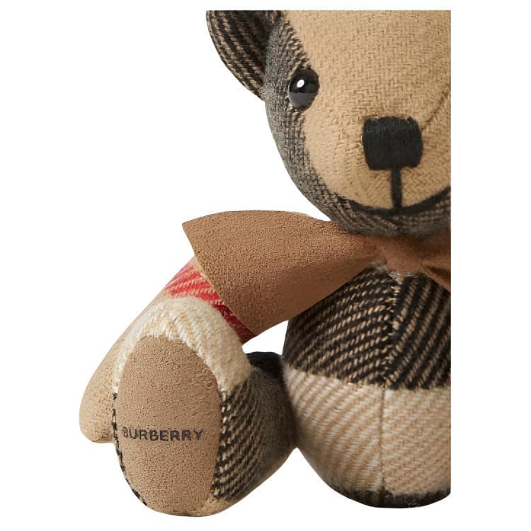 Кулон Burberry Плюшевая сумка с круглым узором аксессуар унисекс архивный бежевый - изображение 4