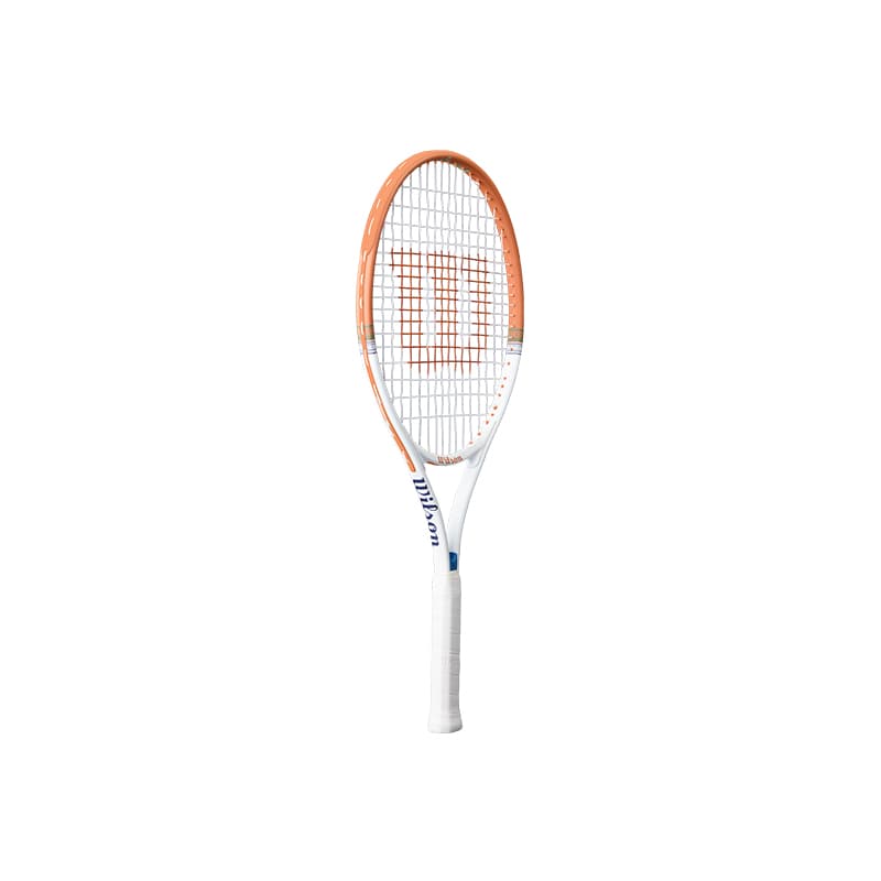 Wilson 210г Ракетка Вес 95 Квадратный Дюймовый Голова Размер Белый Оранжевый Школьный возраст Теннисные Ракетки - изображение 4