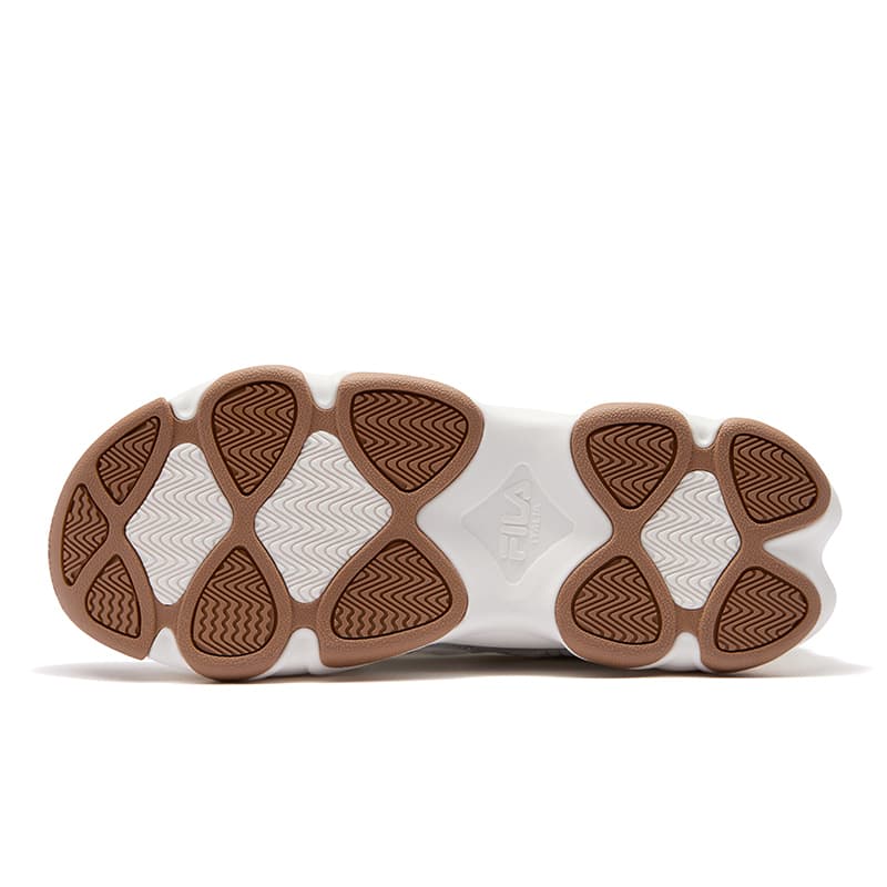 Ретро баскетбольные кроссовки FILA FUSION WATERBEAR Bear Paw Shoes Низкие кеды Винтажные баскетбольные кроссовки Мужские Белые Серые - изображение 5