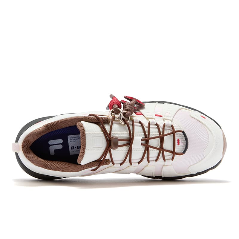 Кроссовки FILA FUSION COMO X Lake Series Амортизация Устойчивость к истиранию Легкий Низкий Верх Походная обувь Женская - изображение 4