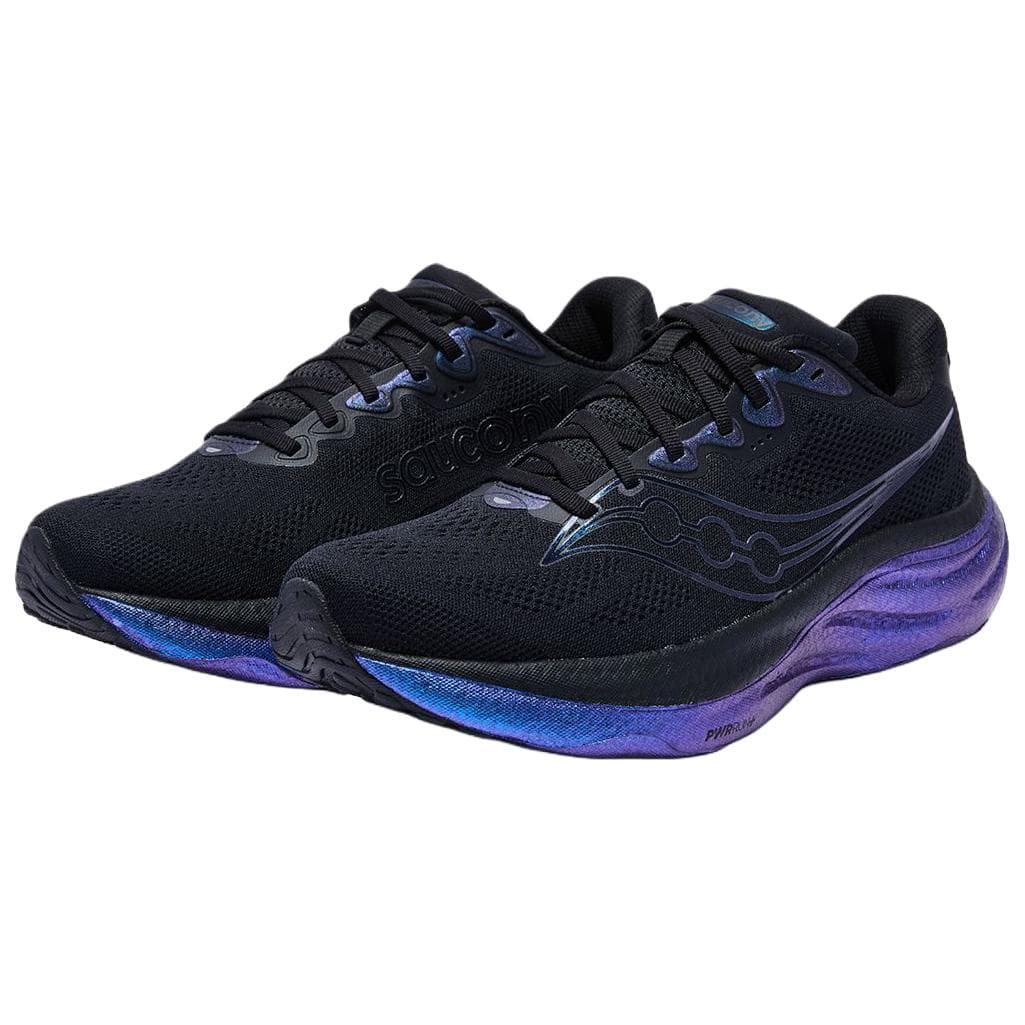 Кроссовки для бега Saucony Ride 19 Тренировки Городская коммутация Беговые кроссовки Мужской Черный - изображение 3