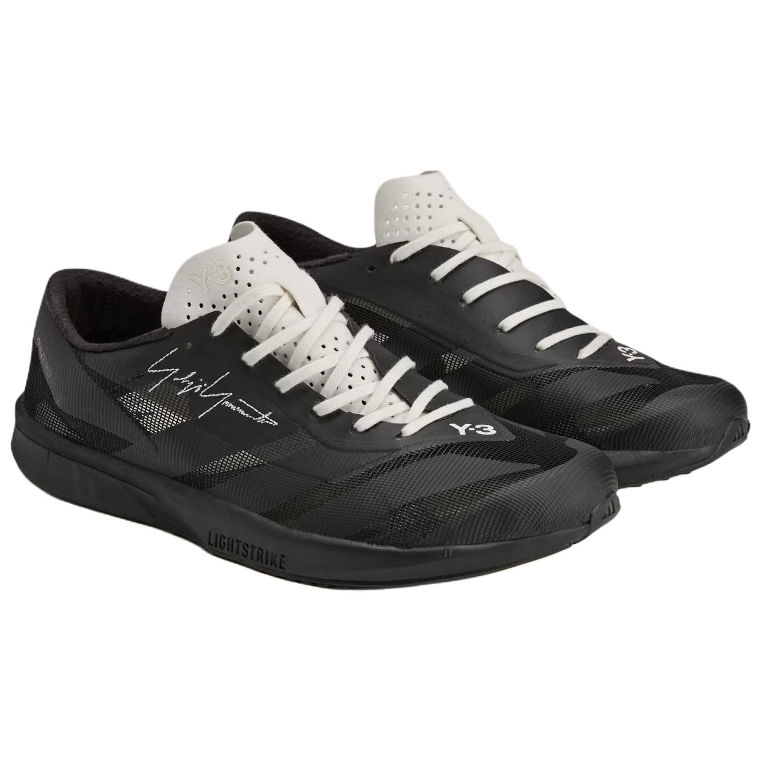 Кроссовки Y-3 Adizero RC6 Ткань Простота и комфорт Лоу-топы Повседневная обувь Мужской Черный - изображение 4