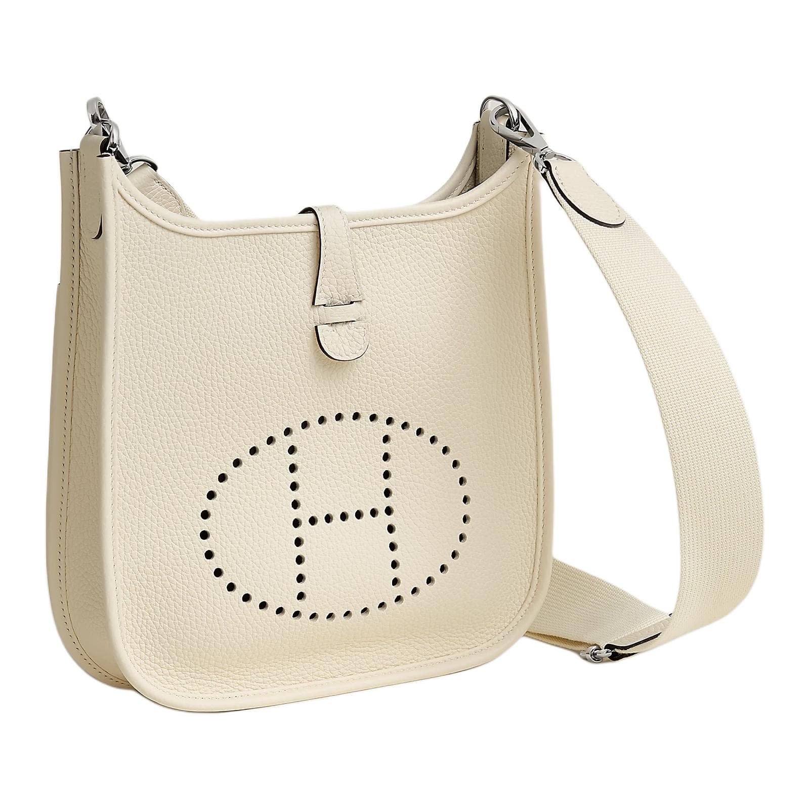 Сумка через плечо HERMES Evelyne Poche III 23 Clemence 23 S0 Cream - изображение 2