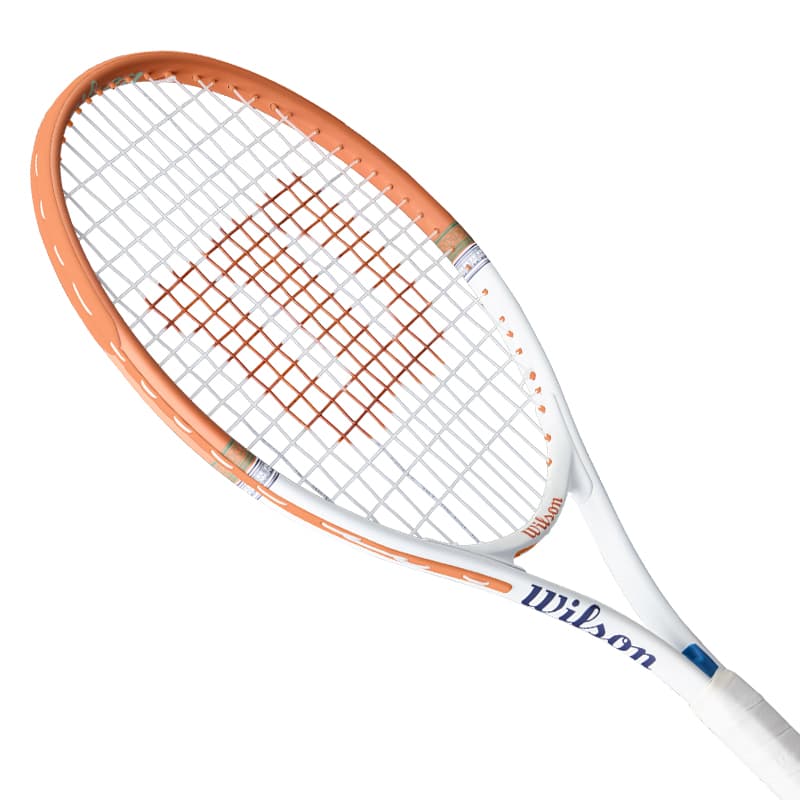 Wilson 210г Ракетка Вес 95 Квадратный Дюймовый Голова Размер Белый Оранжевый Школьный возраст Теннисные Ракетки - изображение 2