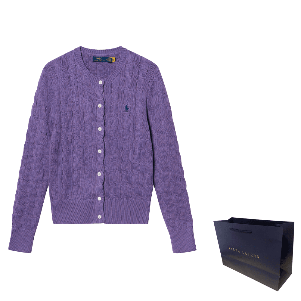 Кофта Polo Ralph Lauren Трикотаж Женский Глициния Фиолетовый - изображение 3