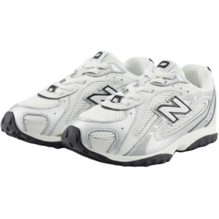 Кроссовки New Balance 204L Low Топ Детские Лайфстайл Кроссовки Белый Серебряный - изображение 2