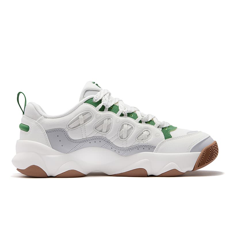Ретро баскетбольные кроссовки FILA FUSION WATERBEAR Bear Paw Shoes Низкие кеды Винтажные баскетбольные кроссовки Мужские Белые Серые - изображение 2