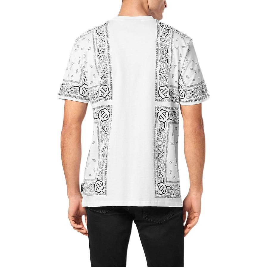 Футболка PHILIPP PLEIN Белая Мужская T-Рубашка - изображение 2