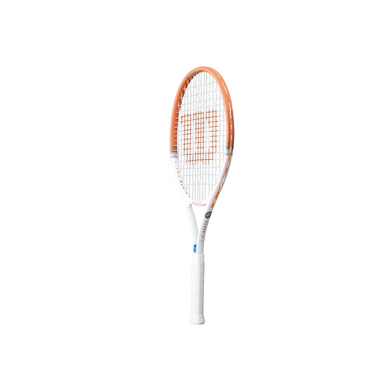 Wilson 210г Ракетка Вес 95 Квадратный Дюймовый Голова Размер Белый Оранжевый Школьный возраст Теннисные Ракетки - изображение 3