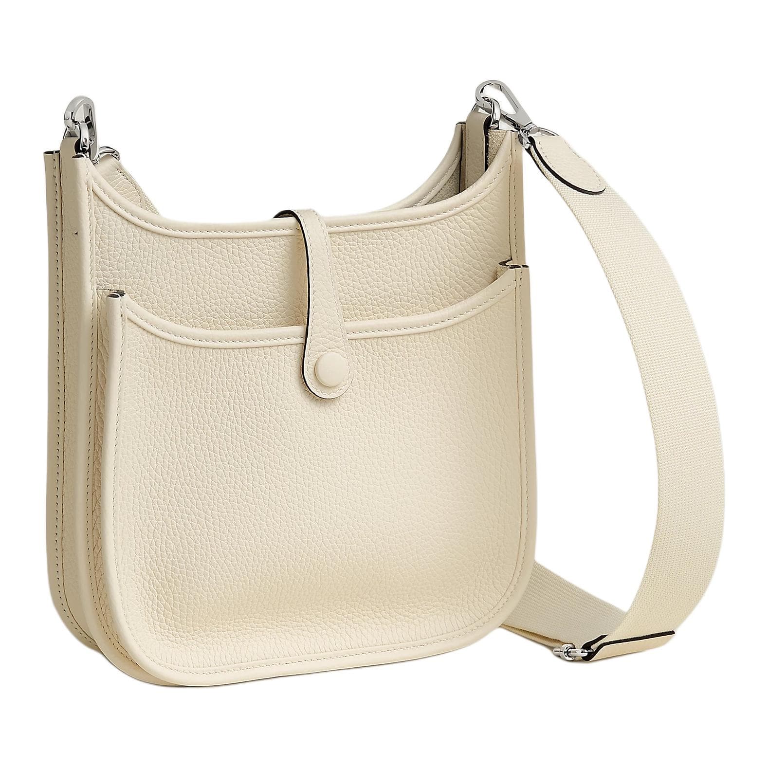 Сумка через плечо HERMES Evelyne Poche III 23 Clemence 23 S0 Cream - изображение 3