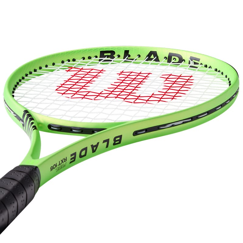 Wilson С лезвием Feel 105 RXT 313 г Ракетка Вес 105 Квадратный Дюймовый Голова Размер Зеленый Унисекс Теннисные Ракетки - изображение 3