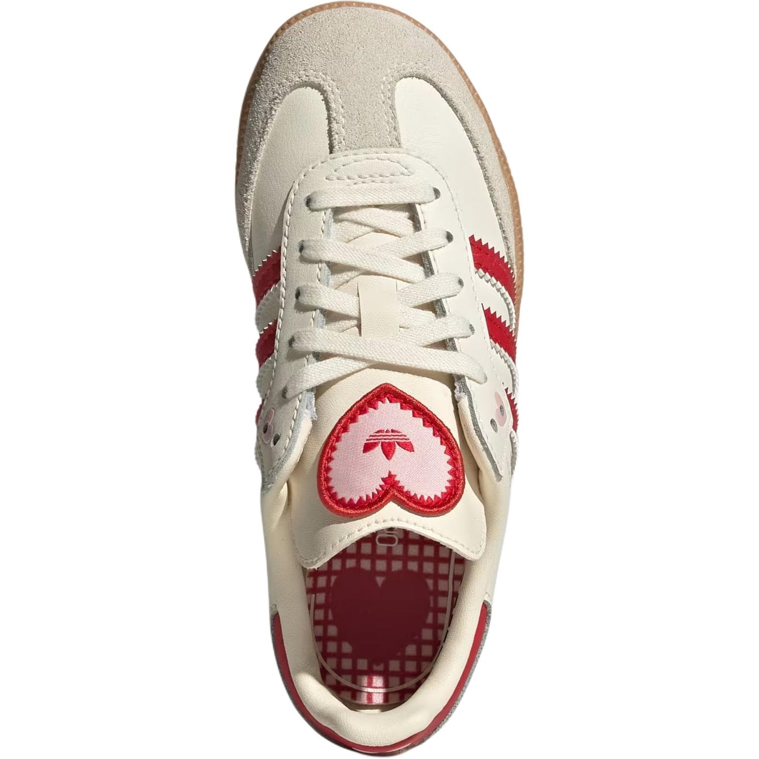 Кроссовки Adidas Originals Samba OG Low Топ Детская Скейтбординг Обувь Белый Красный Малыш - изображение 5