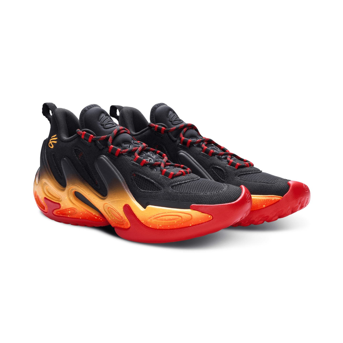 Кроссовки для баскетбола Under Armour Curry 13 Баскетбольные кроссовки Унисекс Черный Красный - изображение 2