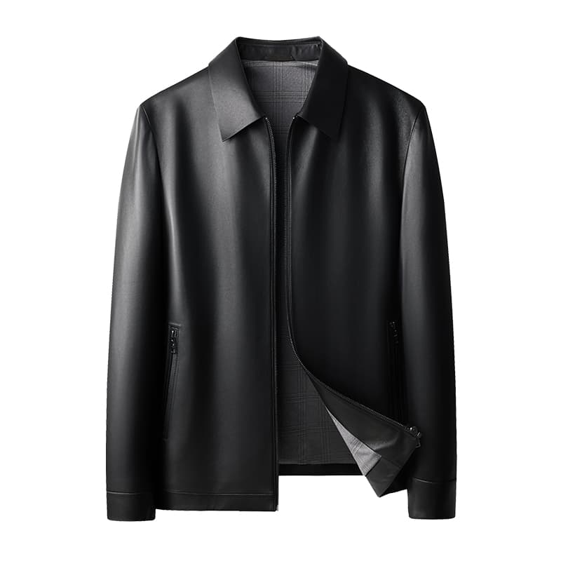 Кожаная куртки PIERRE CARDIN Мужская кожаная куртка - изображение 1
