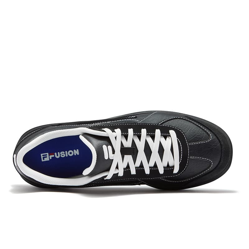 Кроссовки FILA FUSION BUZZARD FLAT Slate Shoes Низкие кеды для скейтбординга Мужские Черно-белые - изображение 4