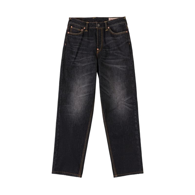 Штаны EVISU Denim Черные Мужские Джинсы - изображение 2