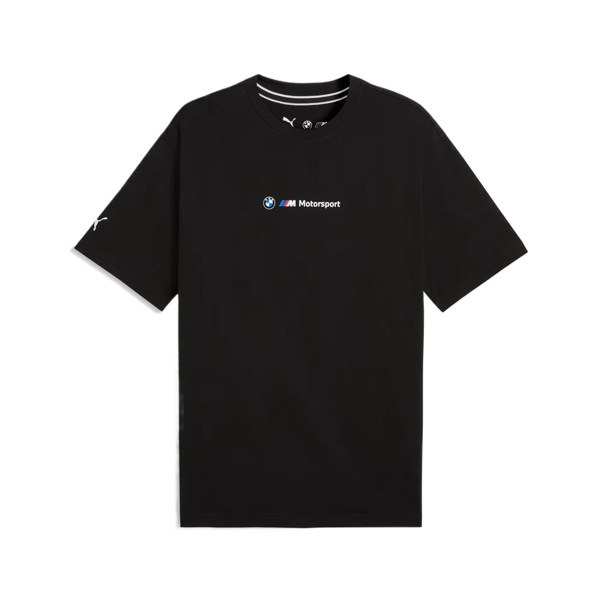 Футболка PUMA BMW M Motorsport PUMA Черные Мужские T-рубашки - изображение 1