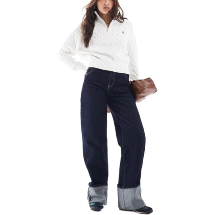 Кофта Polo Ralph Lauren Трикотаж Свободный покрой Women's White - изображение 2