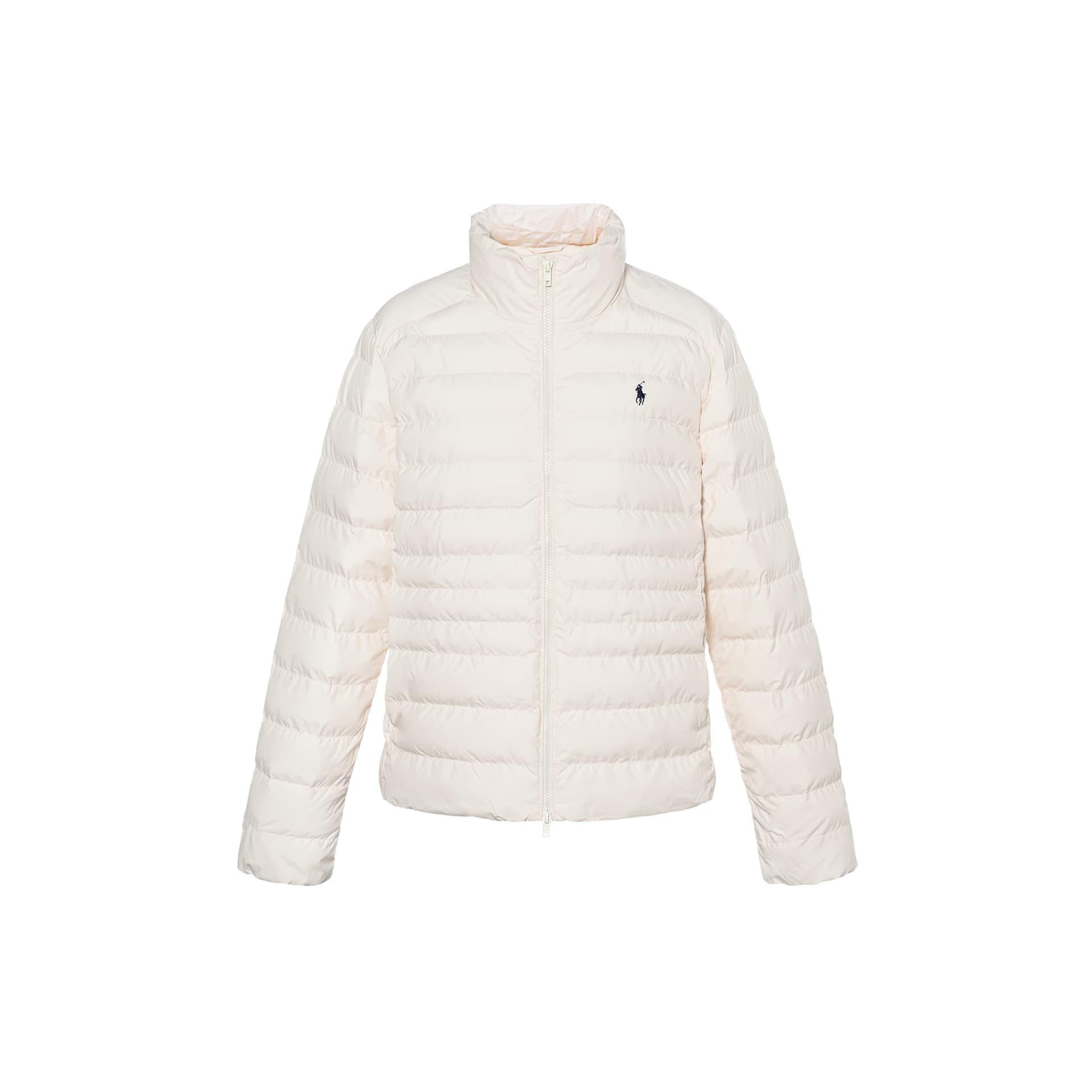Polo Ralph Lauren Хлопковый пуховик Прямой крой Версия Женская Кремовый Белый - изображение 3