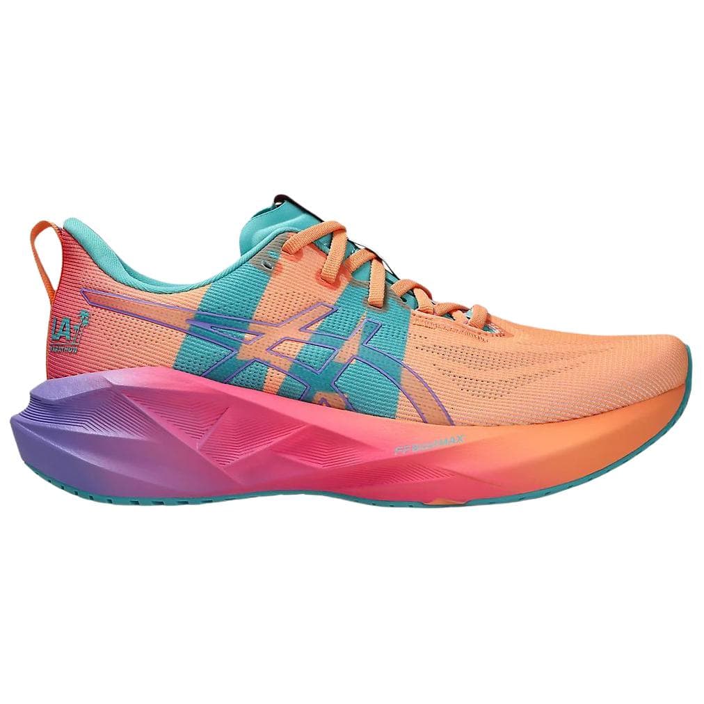 Кроссовки для бега asics NOVABLAST 5 Дышащий Low Топ Беговые кроссовки Унисекс Fresh Orange Бирюзовый - изображение 2