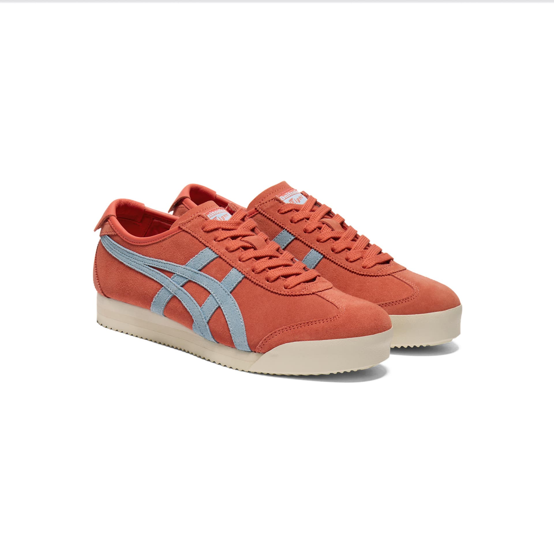 Кроссовки Onitsuka Tiger MEXICO 66 PF Коровья кожа Низкий верх Повседневная обувь Унисекс - изображение 3
