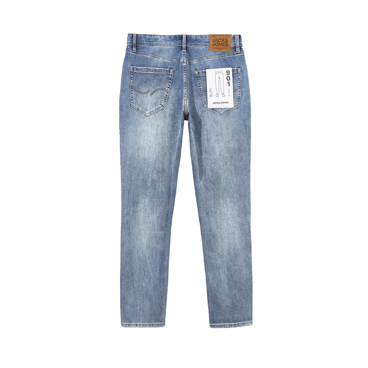Штаны JACK&JONES Американская модная люксовая уличная мода многоцветный универсальный винтаж состаренный индивидуальный стильные брюки летний прямой фасон модный Cleanfit джинсы мужской - изображение 2