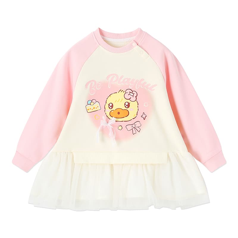 B.DUCK Розово-вишневый Kids Платья - изображение 1