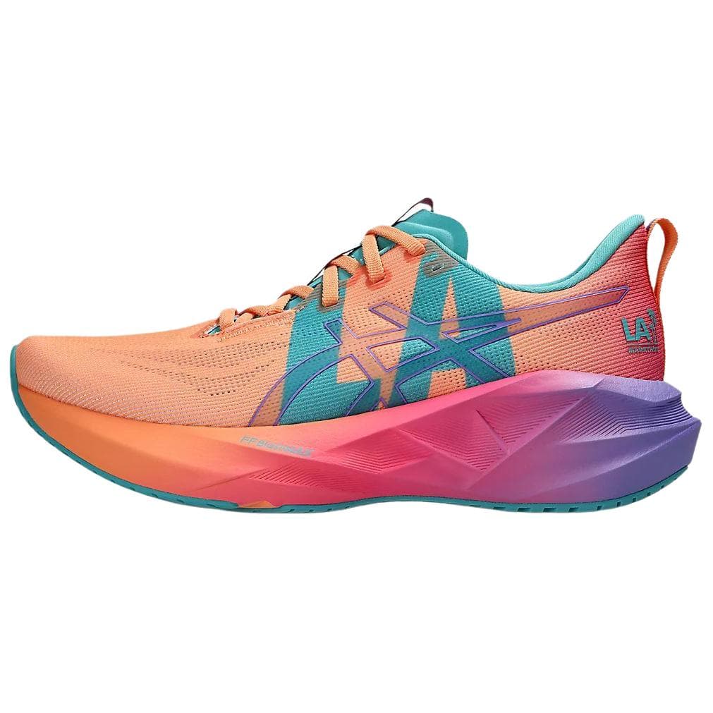 Кроссовки для бега asics NOVABLAST 5 Дышащий Low Топ Беговые кроссовки Унисекс Fresh Orange Бирюзовый - изображение 1