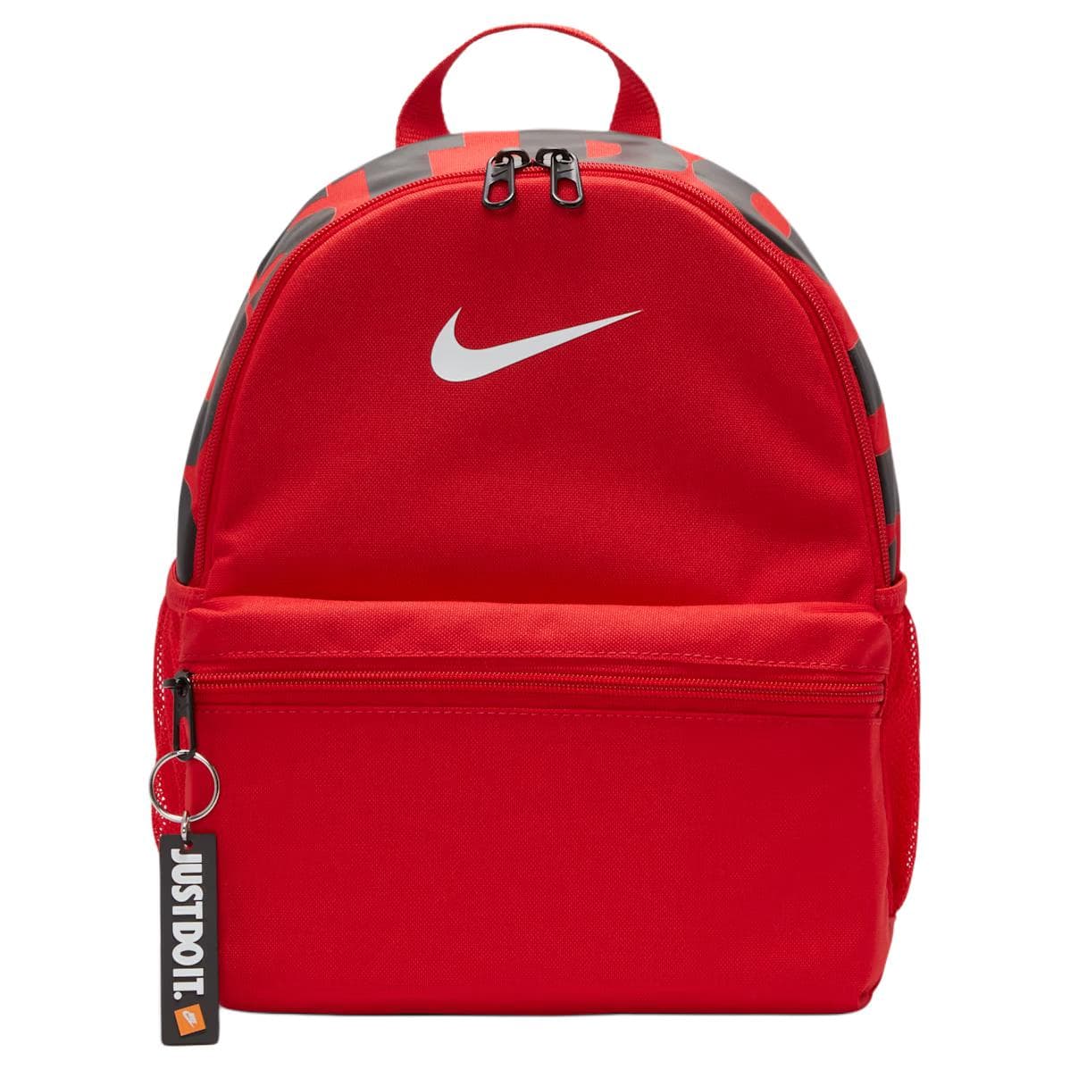 Рюкзак Nike Brasilia Полиэстер Рюкзак Стандартный (Стандартная) Мини-Версия Детский Красный - изображение 1