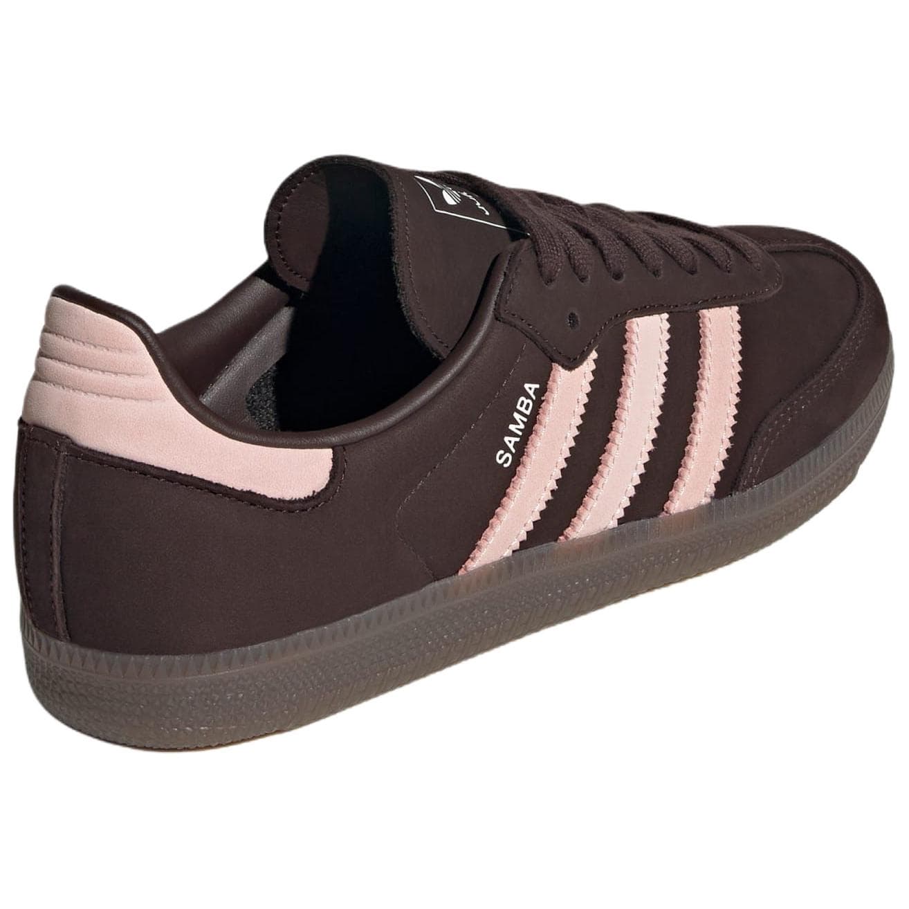 Кроссовки Adidas Originals Samba OG Кеды немецкой армии (GAT) Женские Темно-коричневые - изображение 3