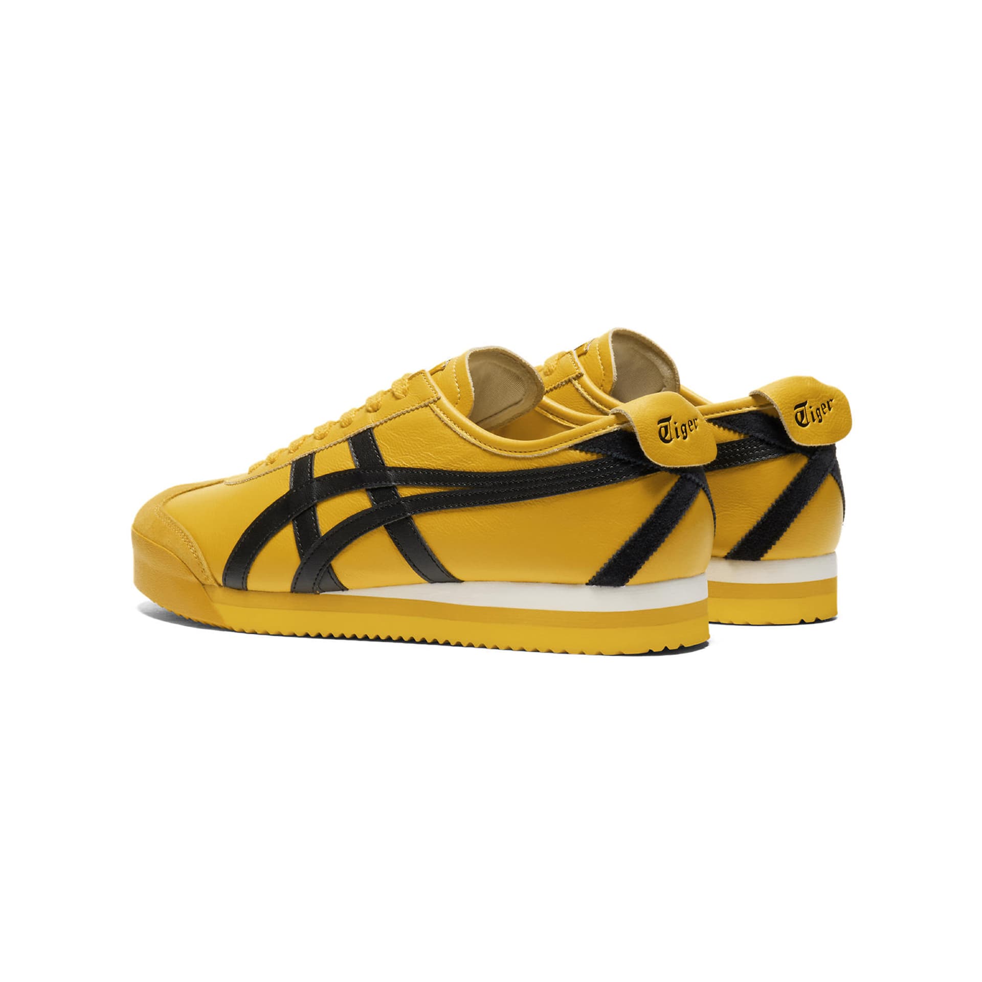 Кроссовки Onitsuka Tiger Mexico 66 PF Удобный Low Топ Повседневная обувь Унисекс Желтый черный - изображение 4