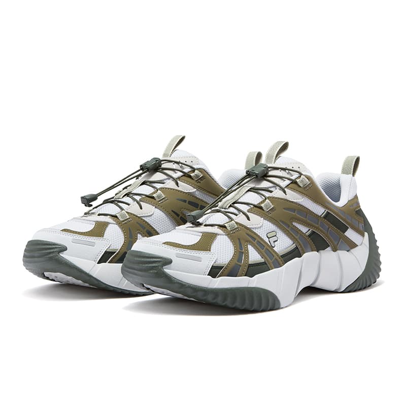 Кроссовки FILA FUSION BONE II Vertebra Shoes 2 Низкие кеды Мужские Drop Water Серый - изображение 3