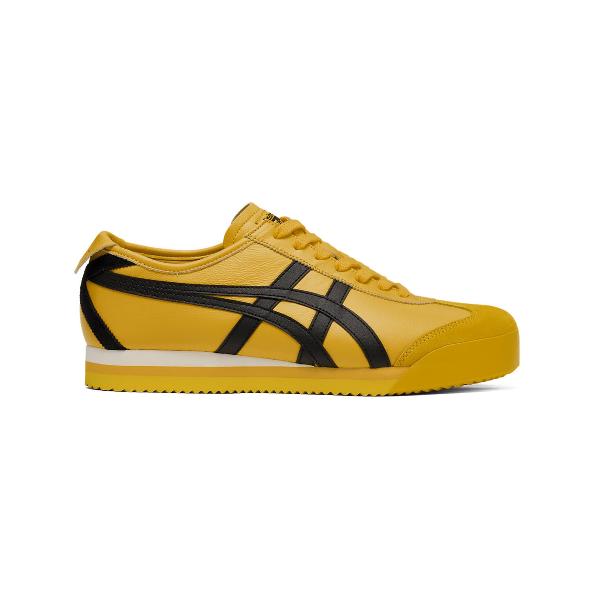 Кроссовки Onitsuka Tiger Mexico 66 PF Удобный Low Топ Повседневная обувь Унисекс Желтый черный - изображение 2