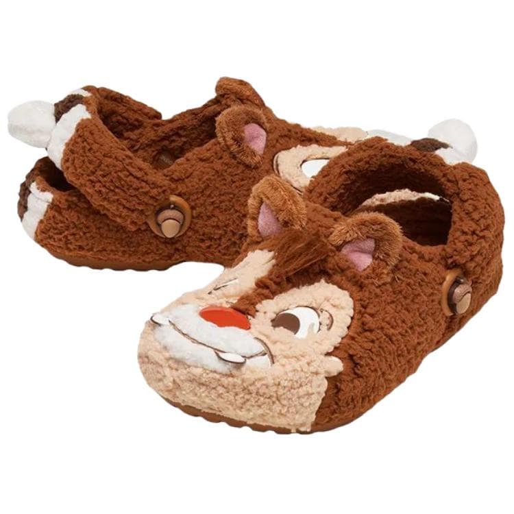 Сабо Crocs X Disney Chip 'n Dale Классические Сабо из Резины Унисекс Коричневые - изображение 4