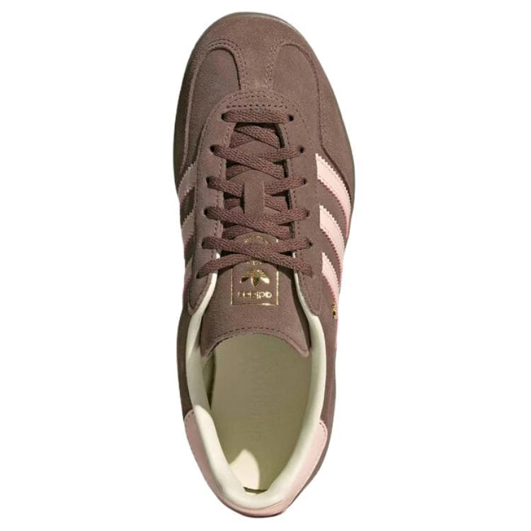 Кроссовки Adidas Originals GAZELLE INDOOR Low Топ Кеды немецкой армии (GAT) Женские Темно-кофейный - изображение 4