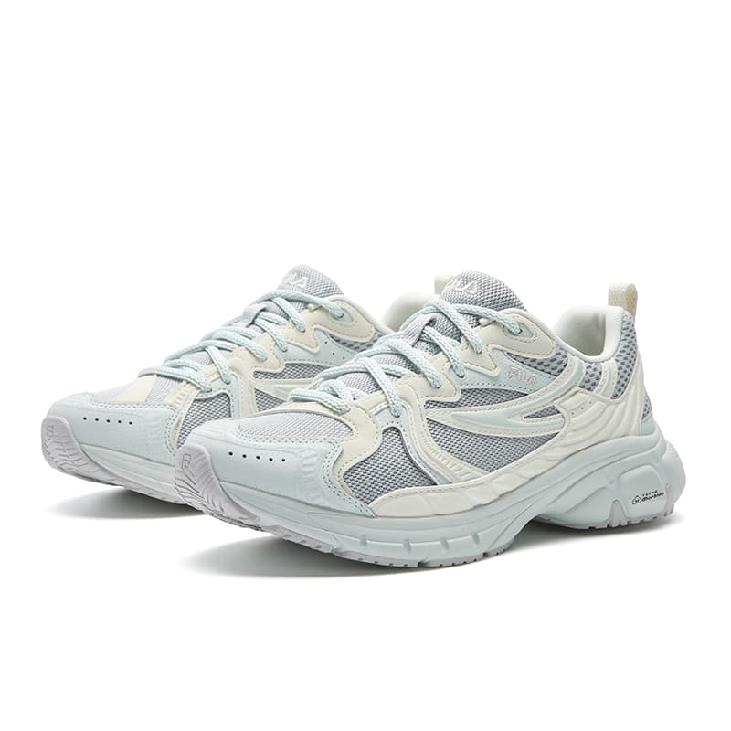 Кроссовки FILA MATTRUN Износостойкий Дышащий Легкий Низкий Топ Кроссовки с Толстой Подошвой Женские Наступление ночи Серый Зеленый - изображение 3