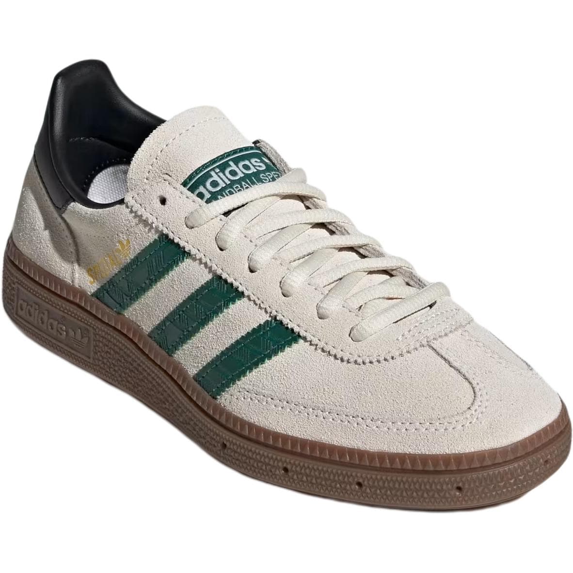 Кроссовки Adidas Originals HANDBALL SPEZIAL Кожа Детская Скейтбординг Обувь Бежевая Детская - изображение 2