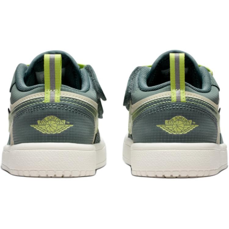 Кроссовки для баскетбола Jordan 1 Low Топ Детские Баскетбольные Кроссовки Зеленые Детские - изображение 5