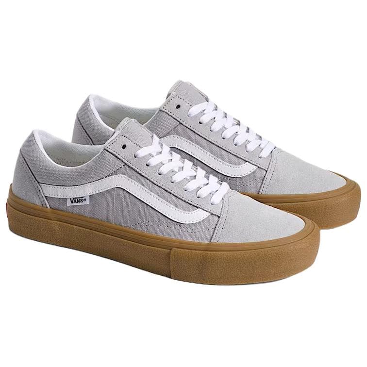 Кроссовки Vans Skate Old Skool Low Топ Кроссовки для скейтбординга Унисекс Светло-Серый - изображение 2