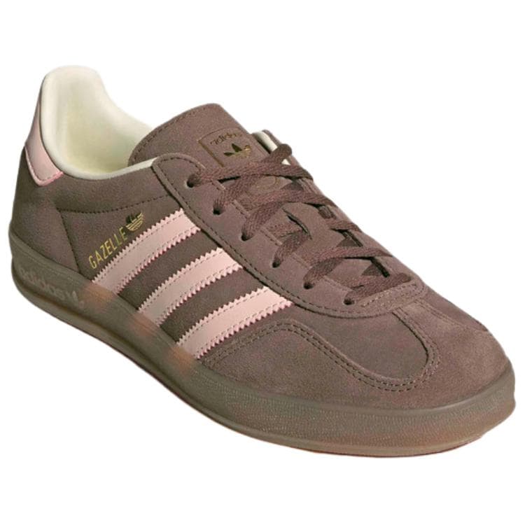 Кроссовки Adidas Originals GAZELLE INDOOR Low Топ Кеды немецкой армии (GAT) Женские Темно-кофейный - изображение 3