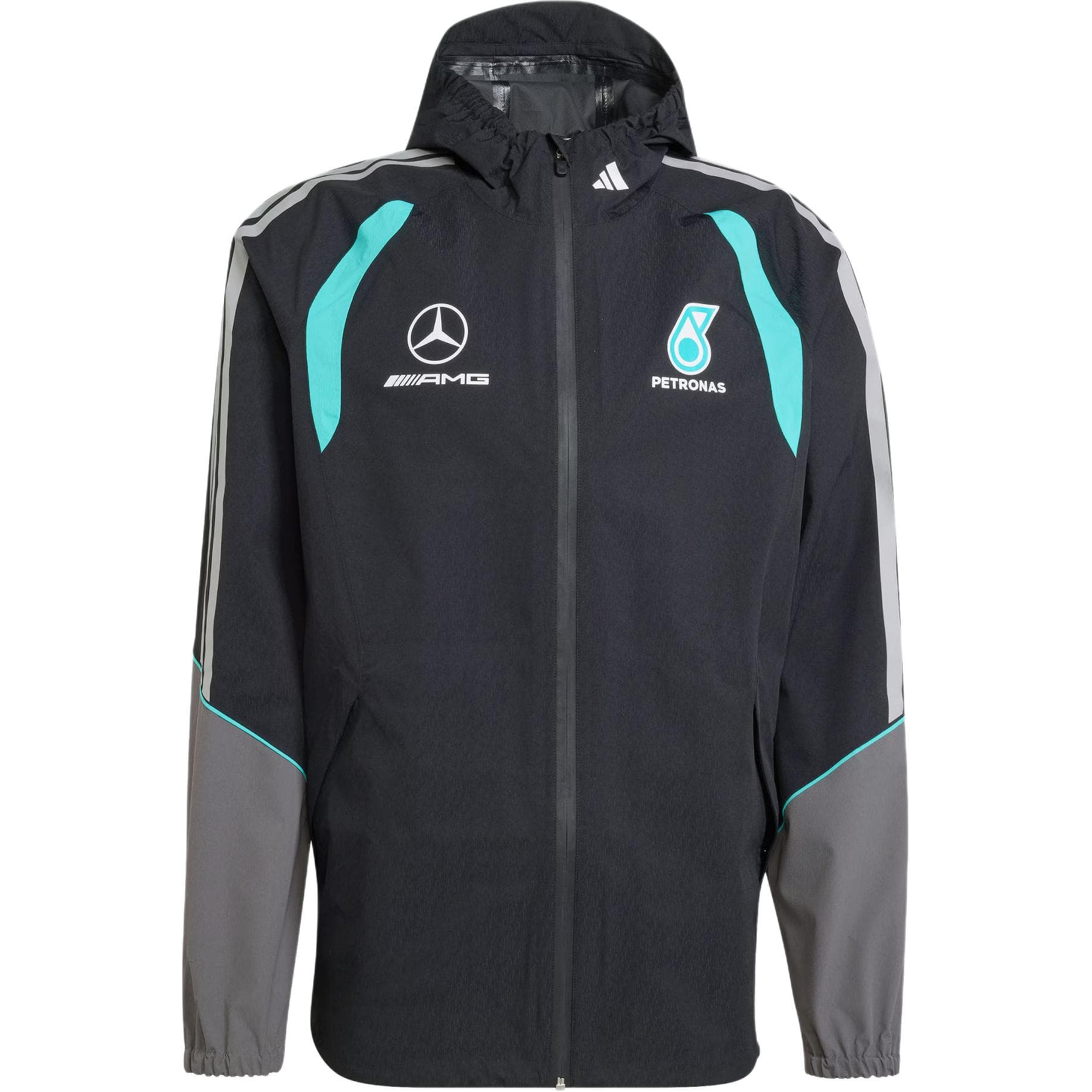 Куртка Adidas Mercedes AMG Petronas Formula 1 Команда Дождь Куртка Мужской - изображение 1